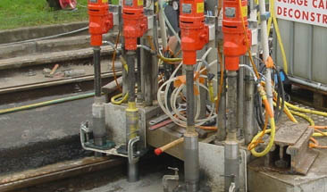 <strong>Group drilling on railway</strong>