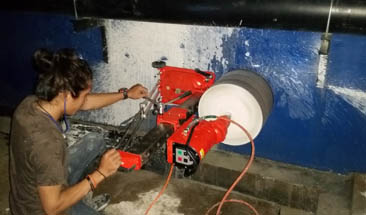 <strong>Side drilling in basement</strong>