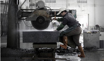 Granite sawing